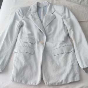 Banana Republic Light Gray Blazer